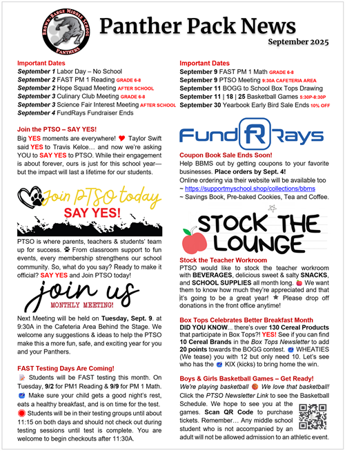 September 2025 Newsletter